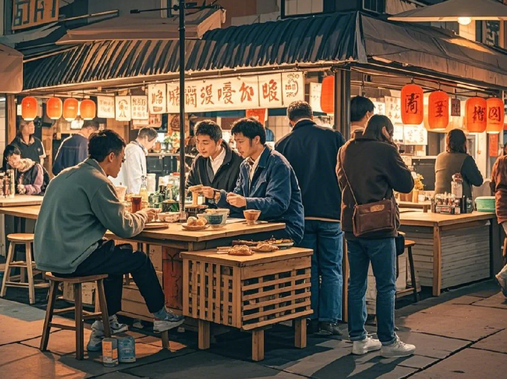 鄭州夜市品牌策劃：夜宵藍海突圍，凌晨3點還在排隊的動線設(shè)計